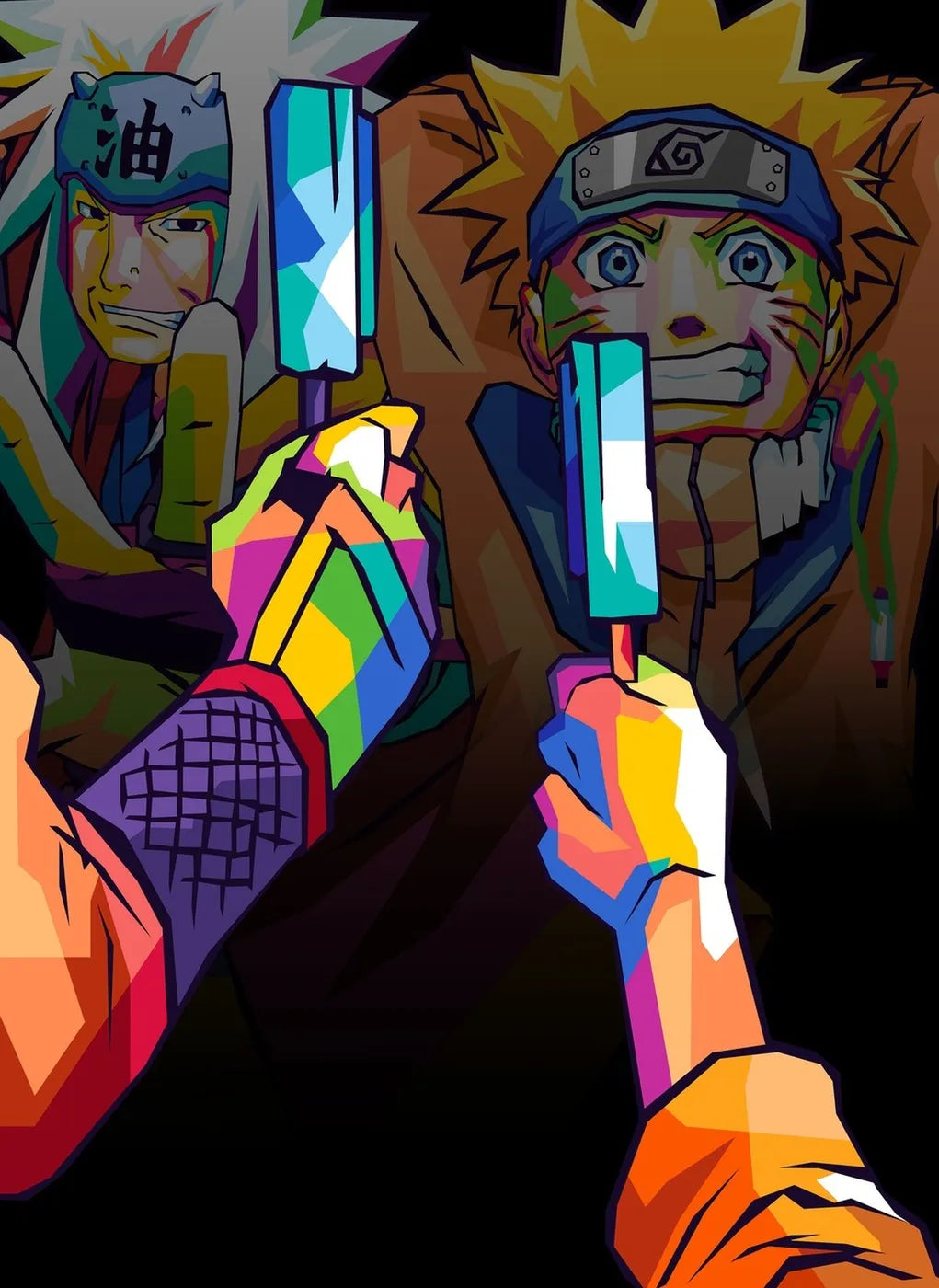 Popsicle Buddies Jiraiya Naruto Colorful CO13984 - Image 2