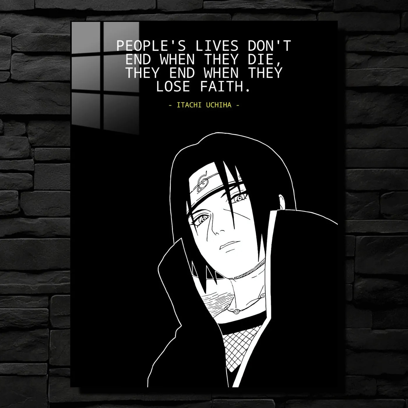 Naruto ItachiUchiha Quote CO13647 - Image 1