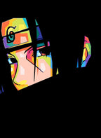 PopArt Itachi Uchiha Colorful CO13634 - Image 2