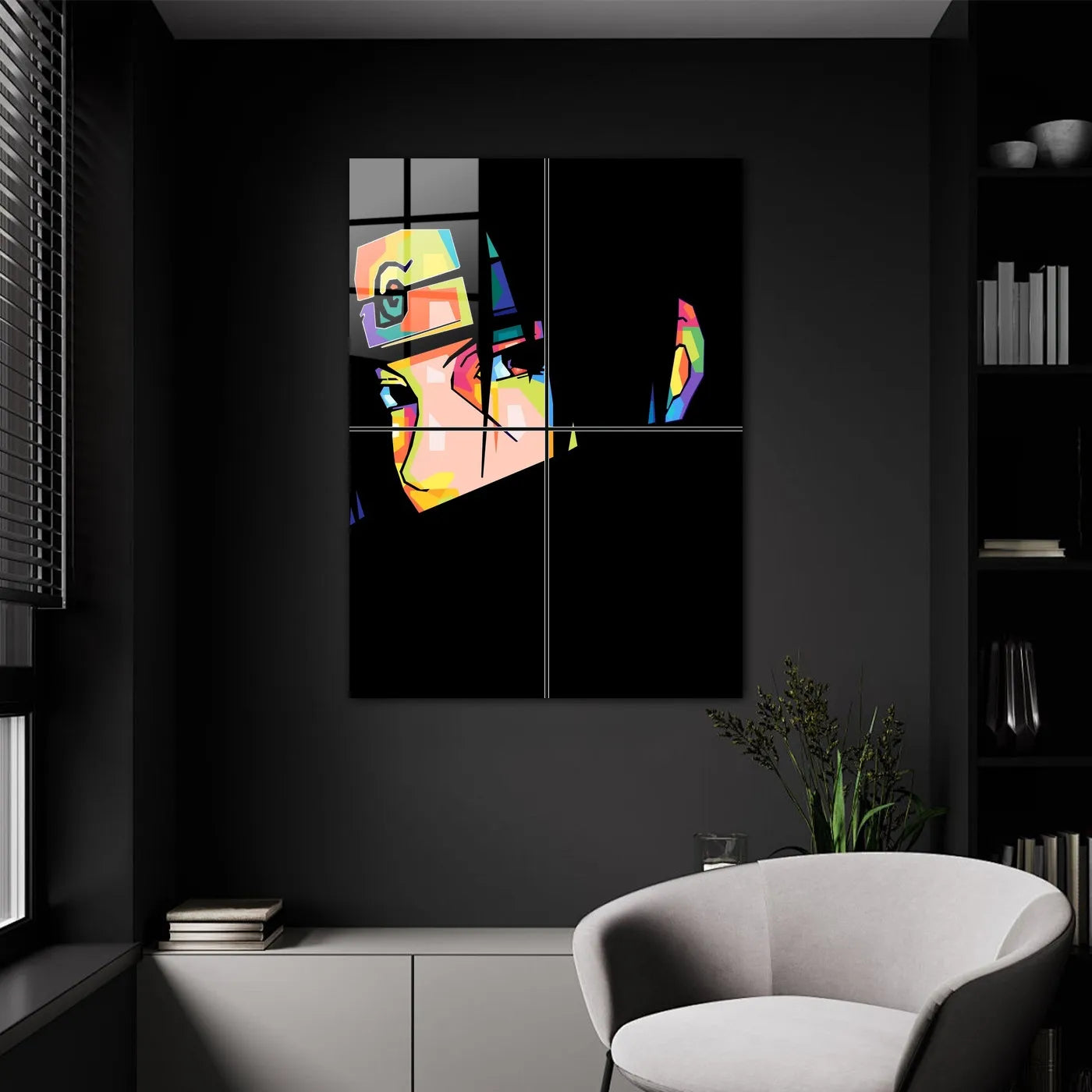 PopArt Itachi Uchiha Colorful CO13634 - Image 9
