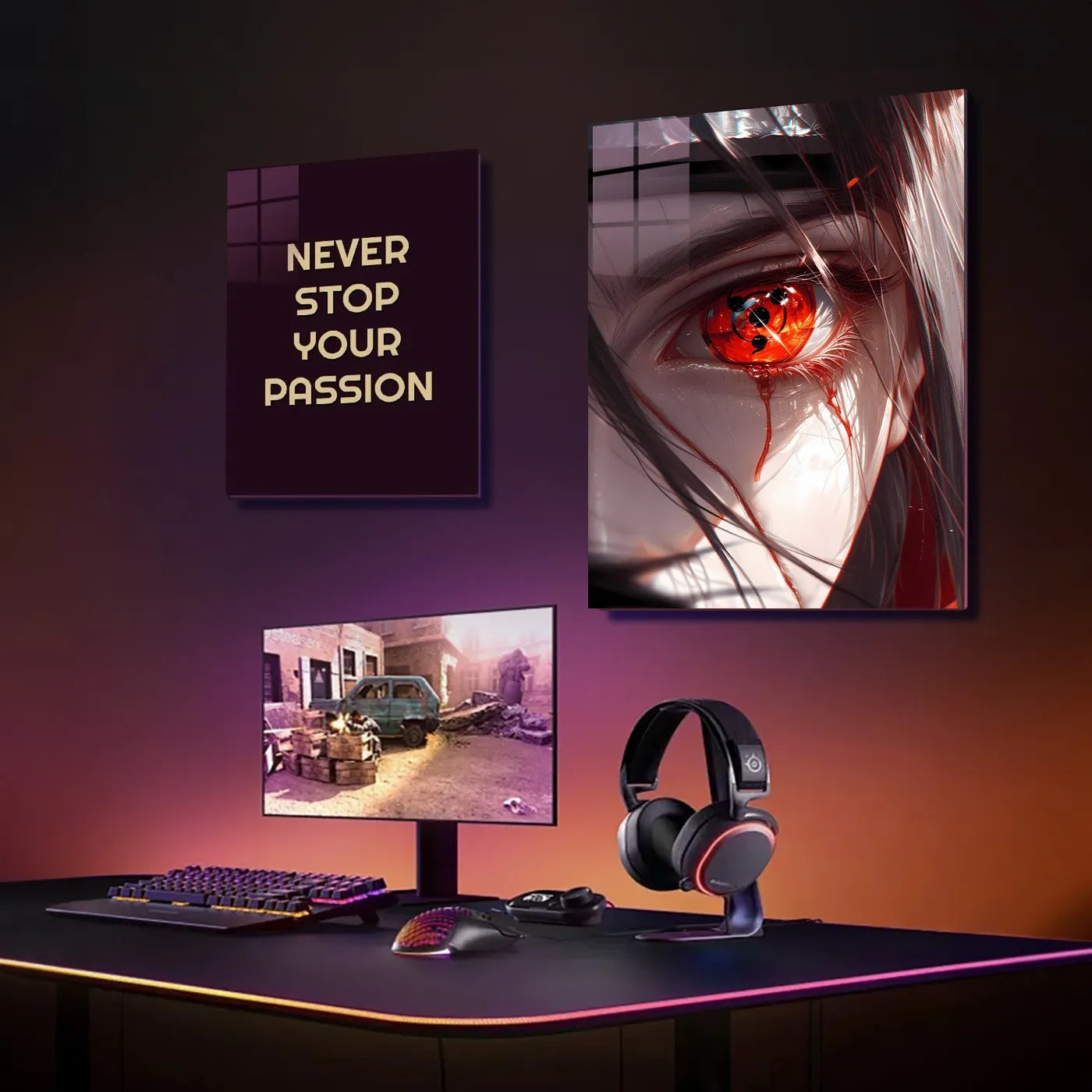 Mangekyo Sharingan Itachi Uchiha Bloody CO13621 - Image 3