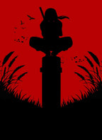 Naruto Itachi Uchiha Silhouette CO13609 - Image 2