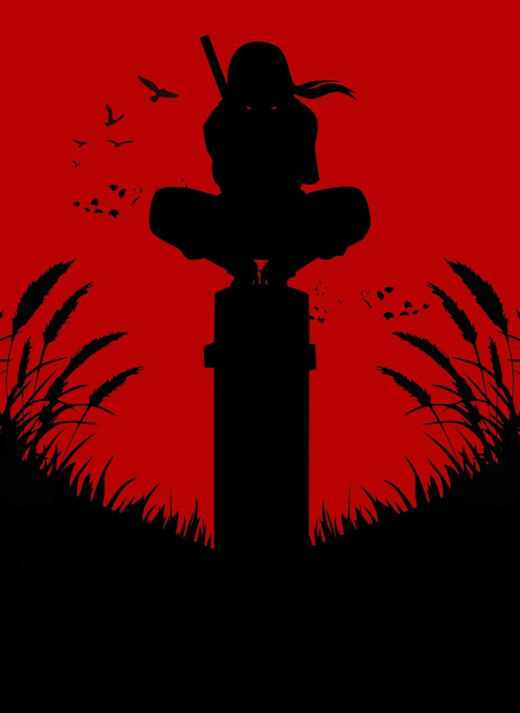 Naruto Itachi Uchiha Silhouette CO13609 - Image 2