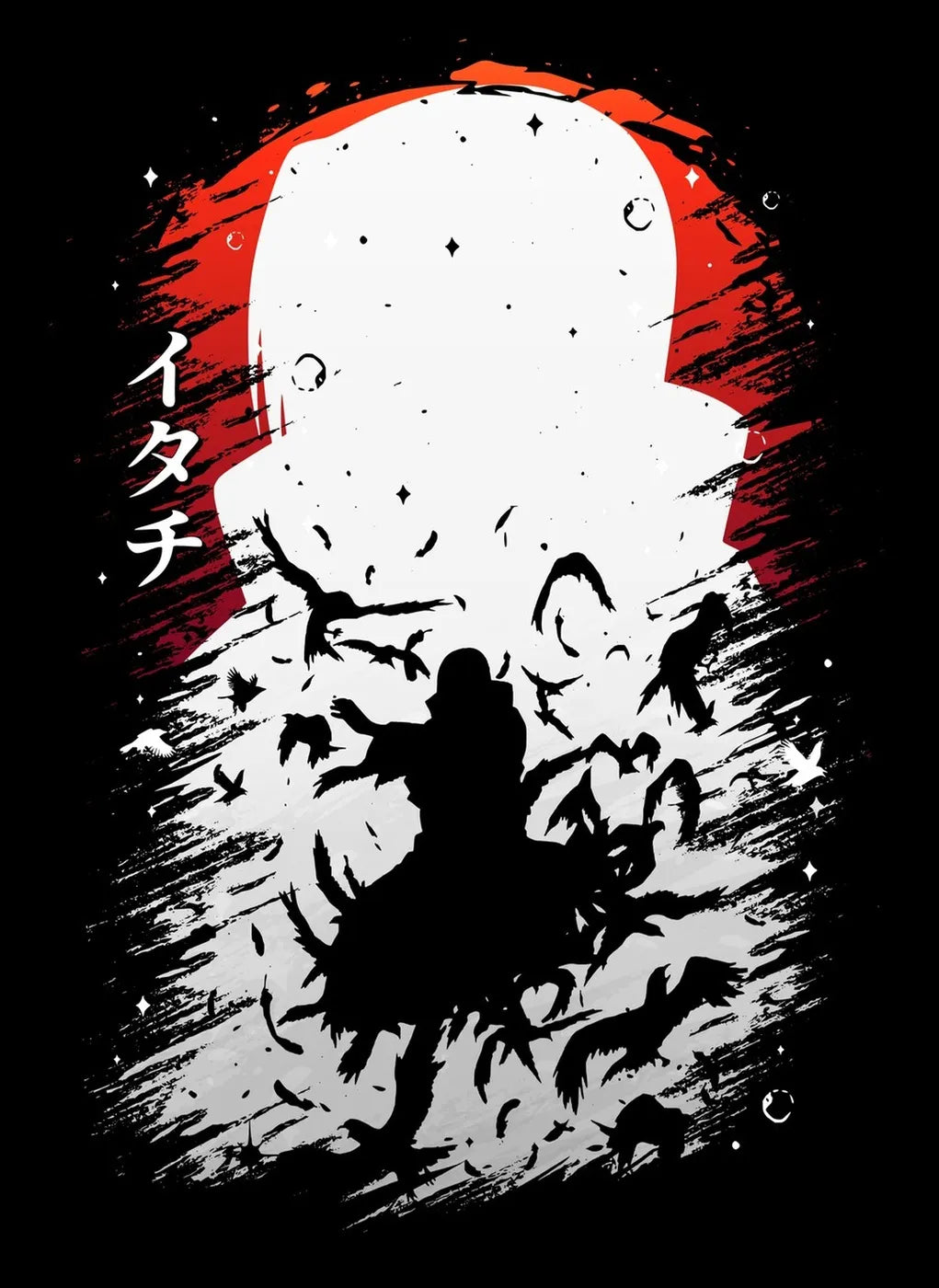 Itachi Uchiha Silhouette Crows CO13591 - Image 2