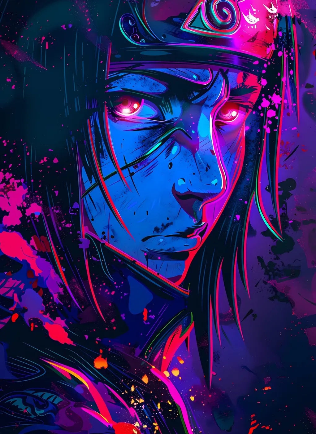 Neon Gaze Itachi Uchiha Intense CO13587 - Image 2