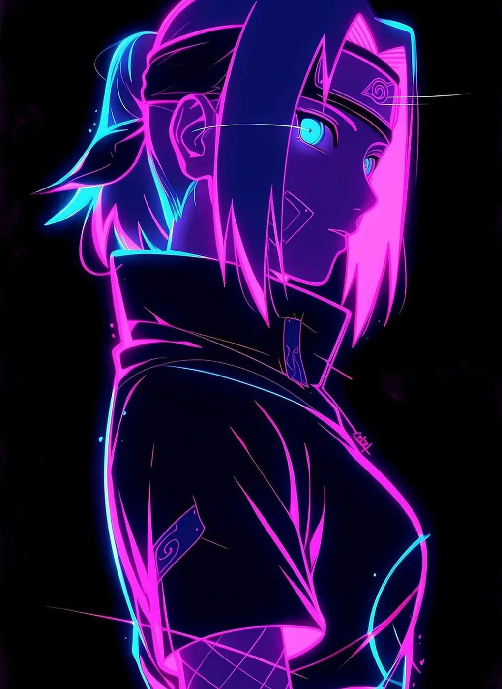 Neon Sakura Haruno Stylized CO13486 - Image 2