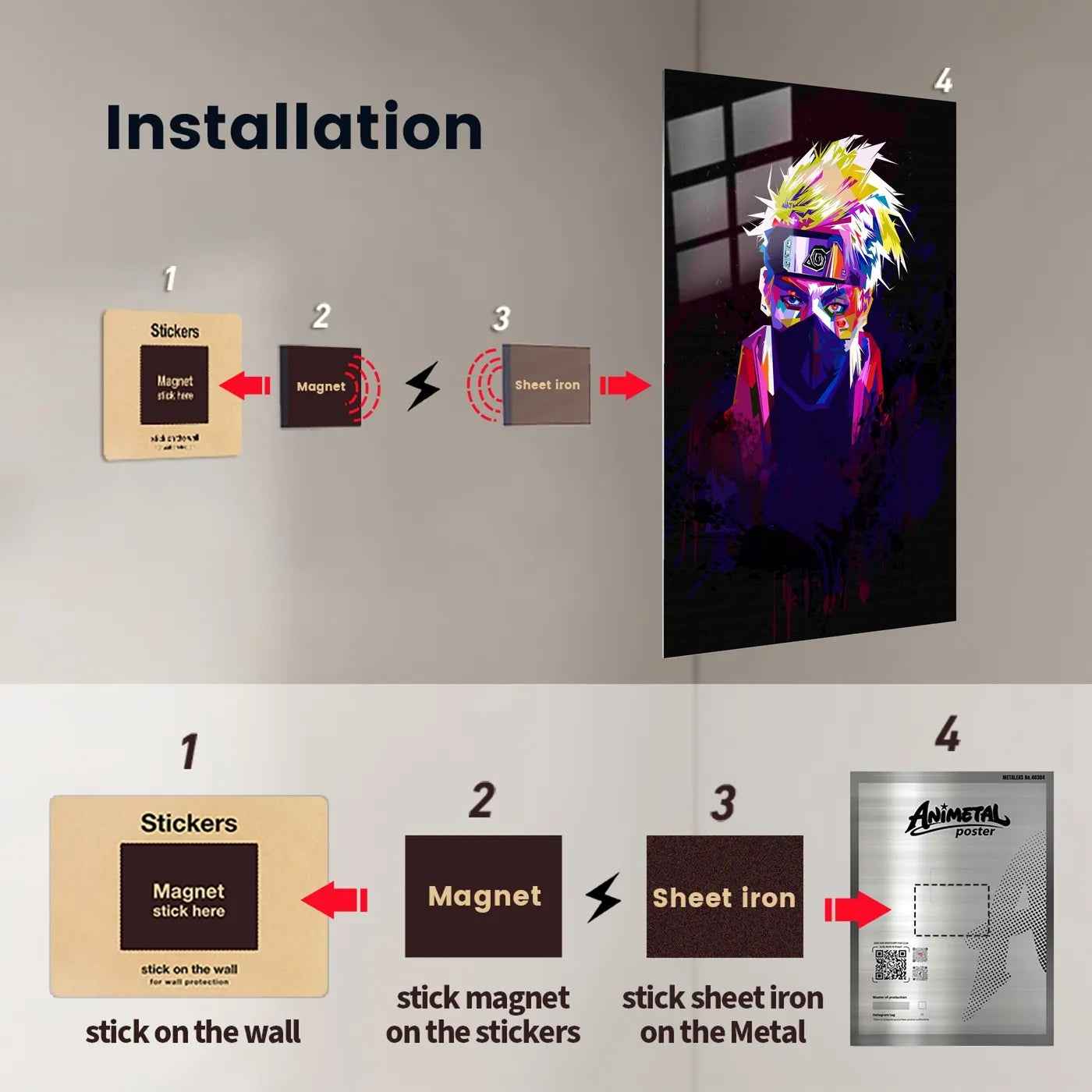 WPAP Kakashi Colorful CO14038 - Image 13