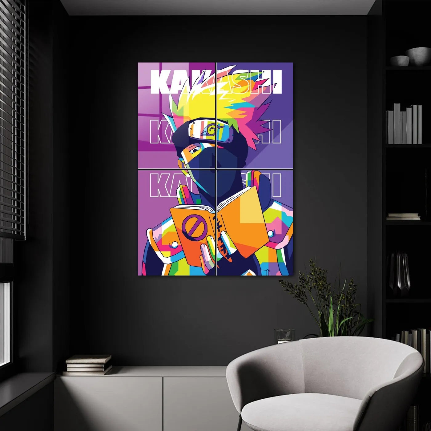 Kakashi Hatake Colorful PopArt CO14036 - Image 9