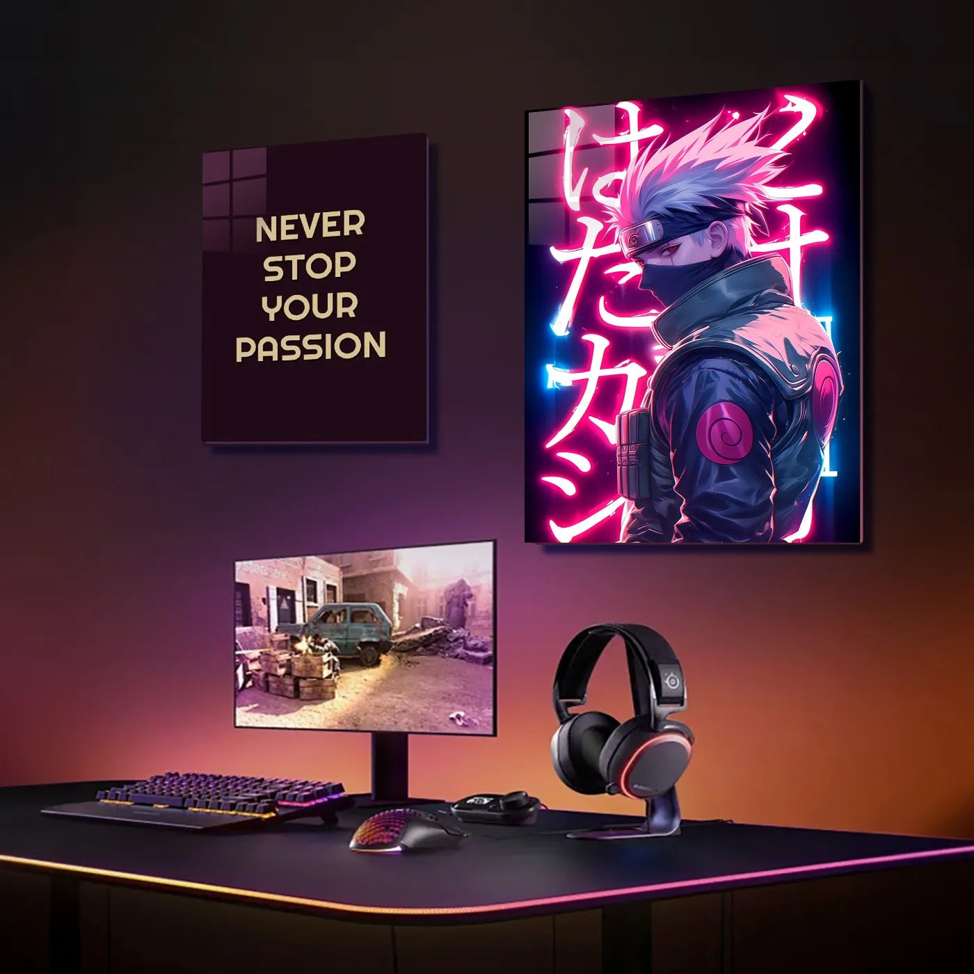 Kakashi Hatake Neon Art CO11523 - Image 3
