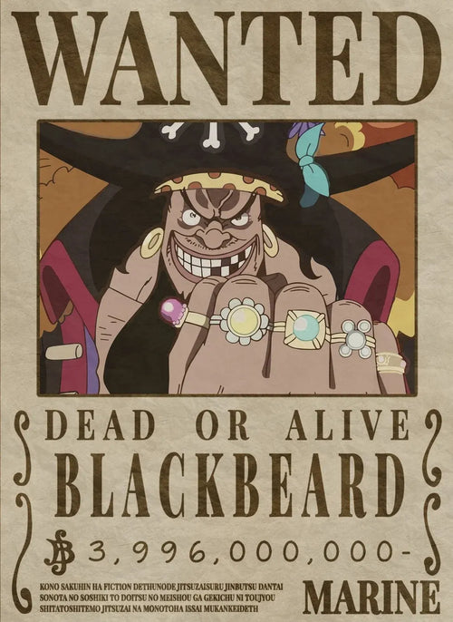 Blackbeard WantedPoster CO11349 - Image 2