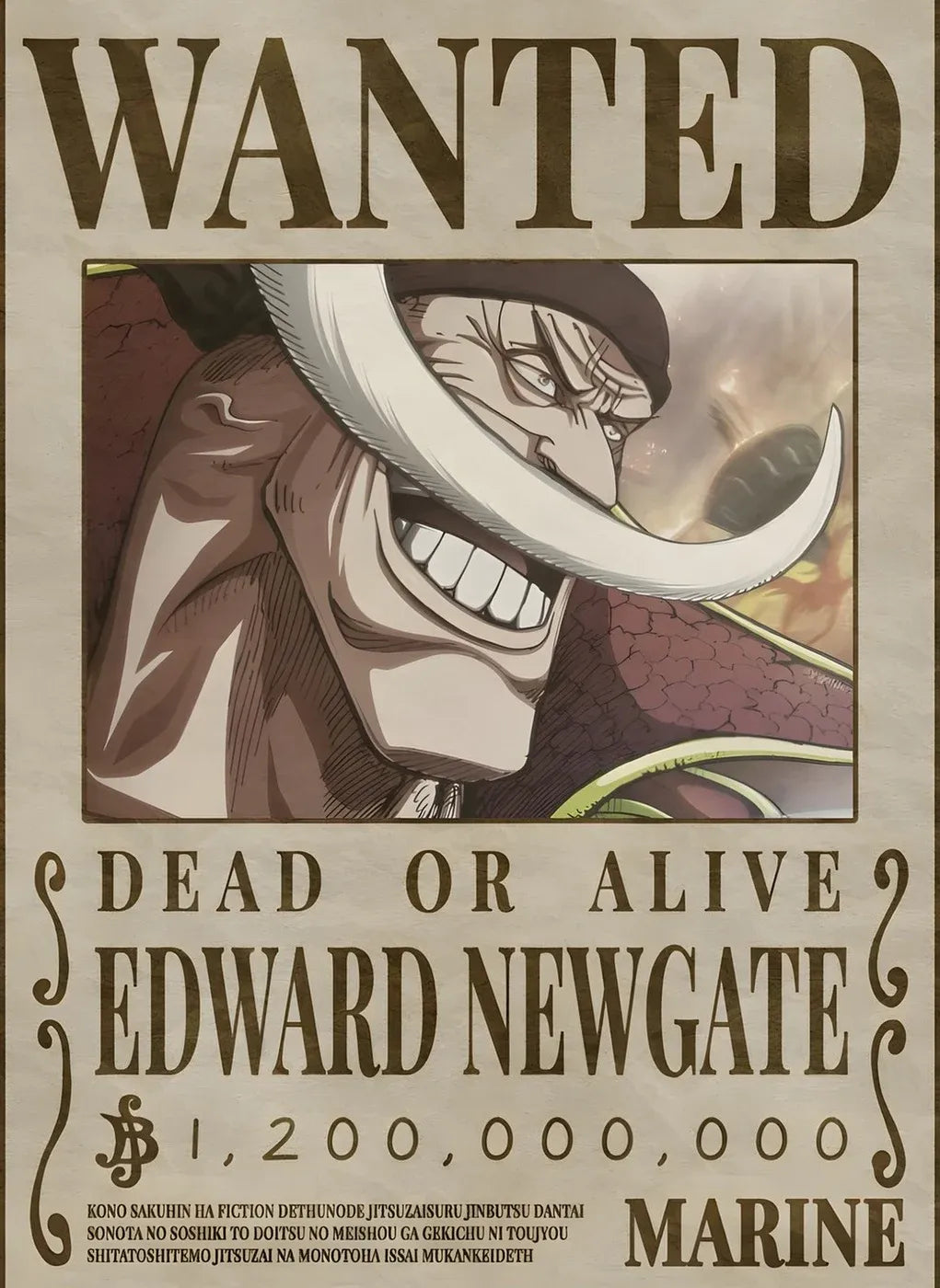 Whitebeard WantedPoster CO10513 - Image 2