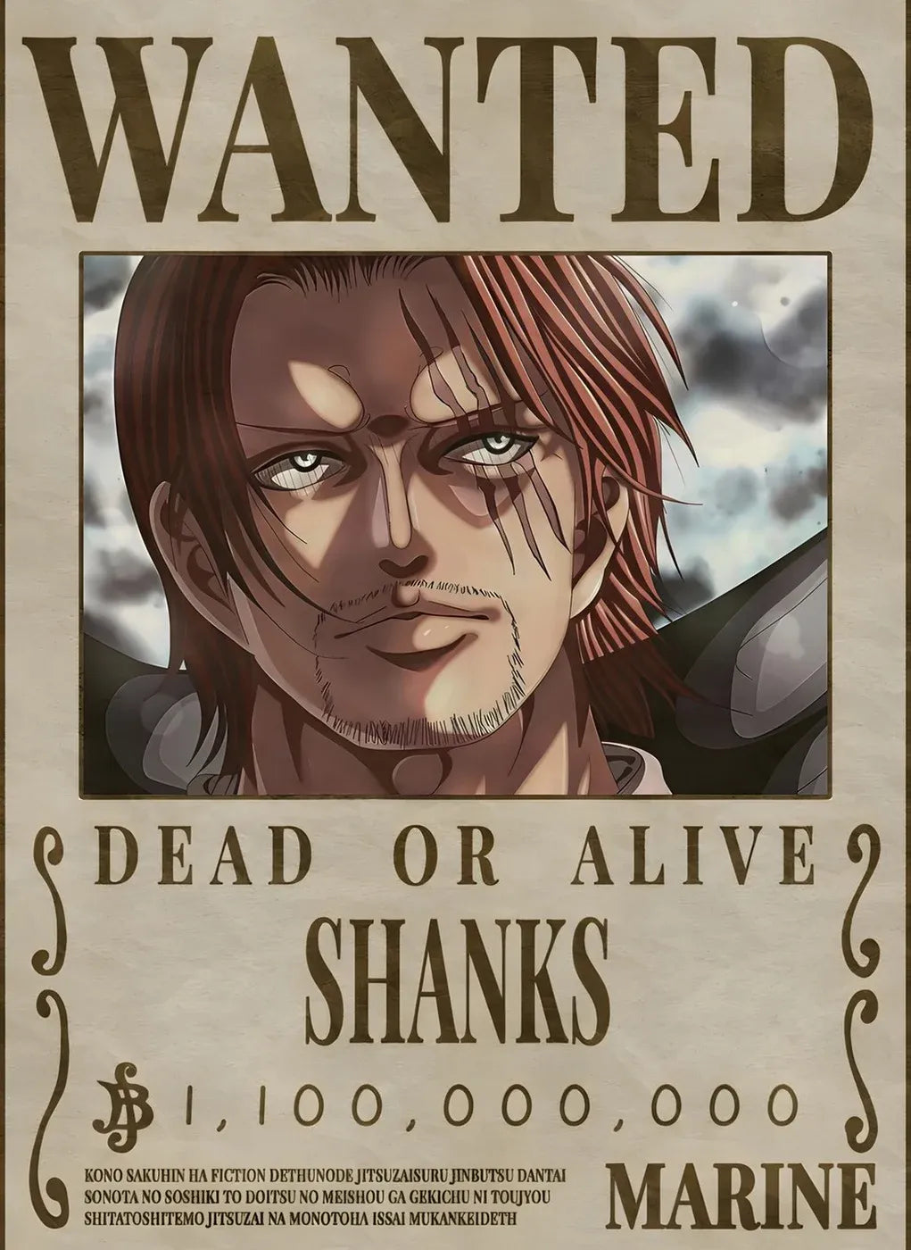 Shanks WantedPoster CO10507 - Image 2