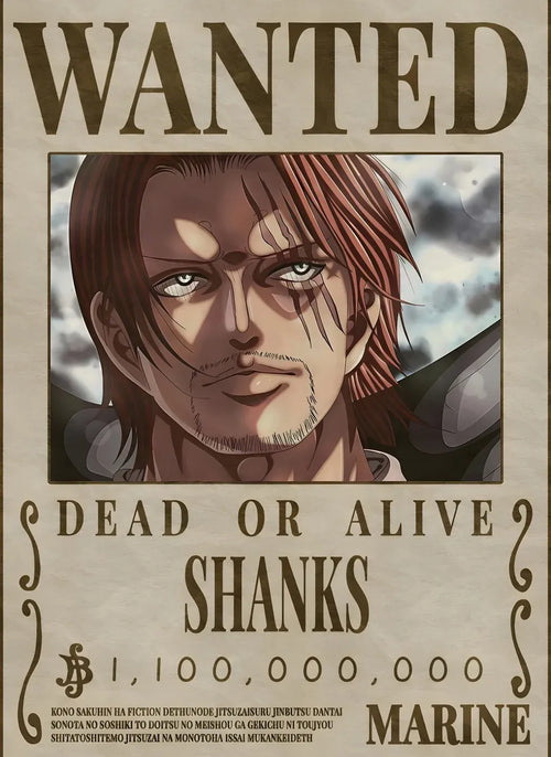 Shanks WantedPoster CO10507 - Image 2