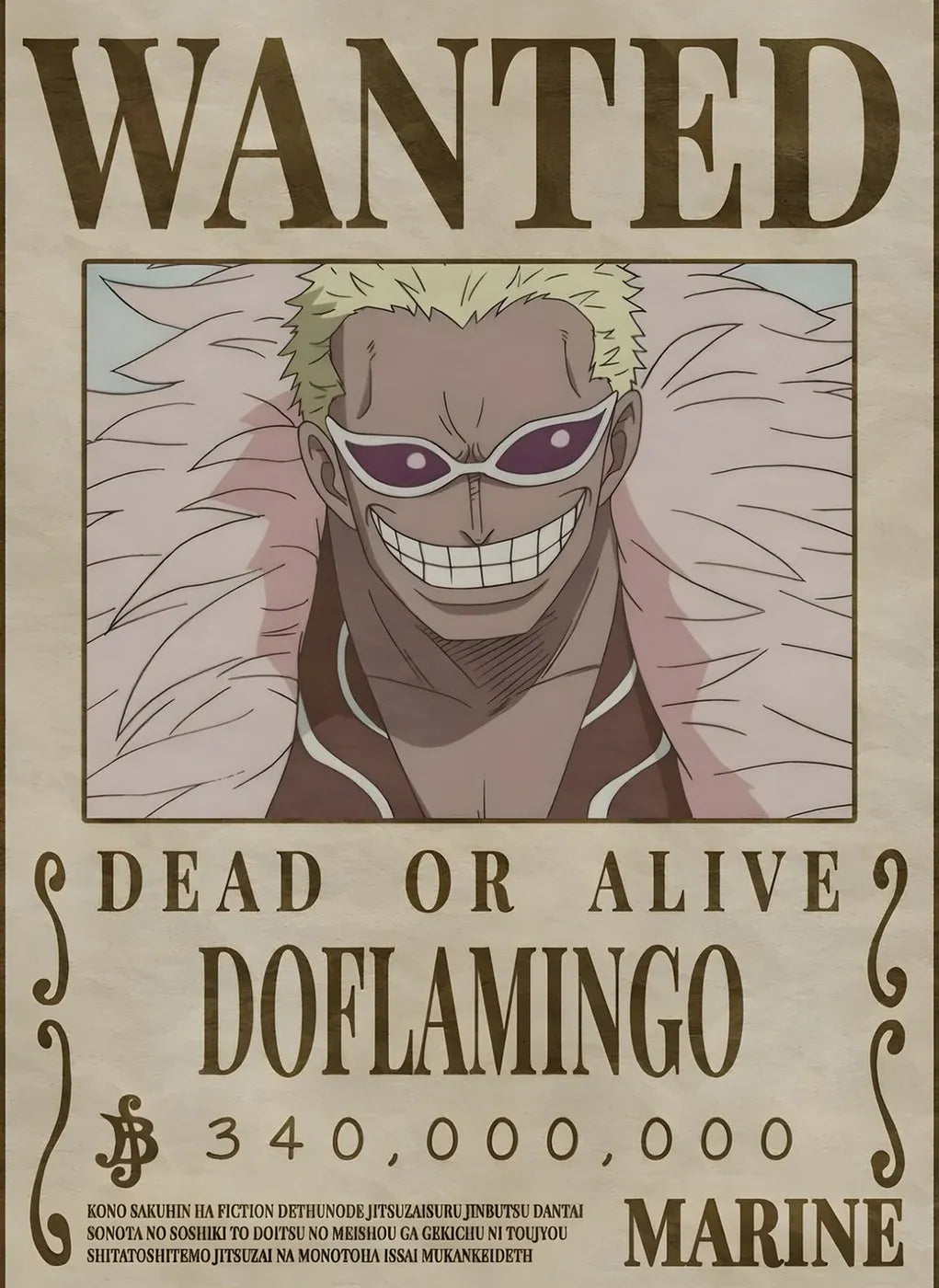 Doflamingo WantedPoster CO10049 - Image 2