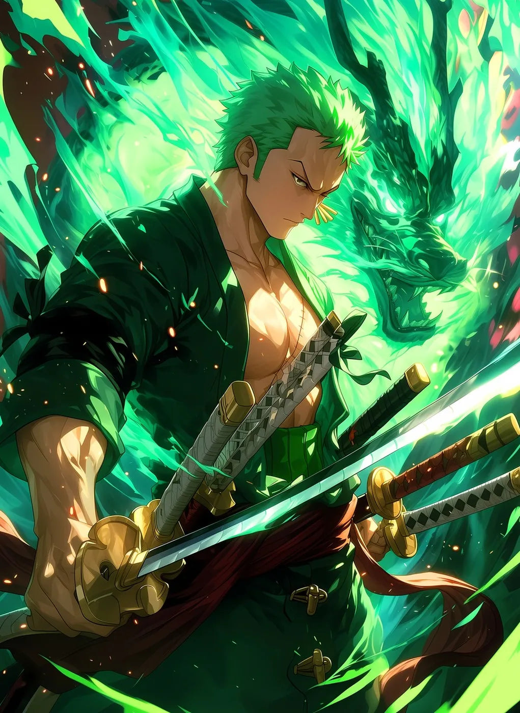 RoronoaZoro GreenDragon CO10536 - Image 2