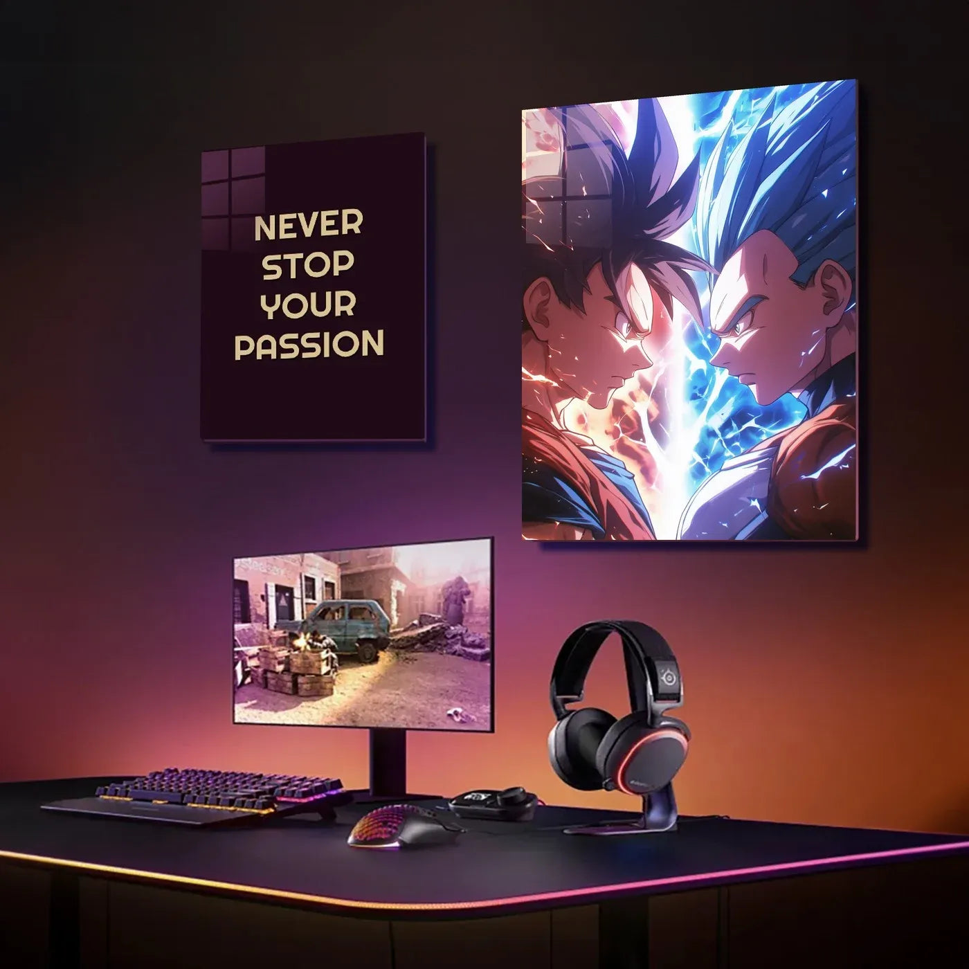 Goku Vegeta Confrontation CO13663 - Image 3