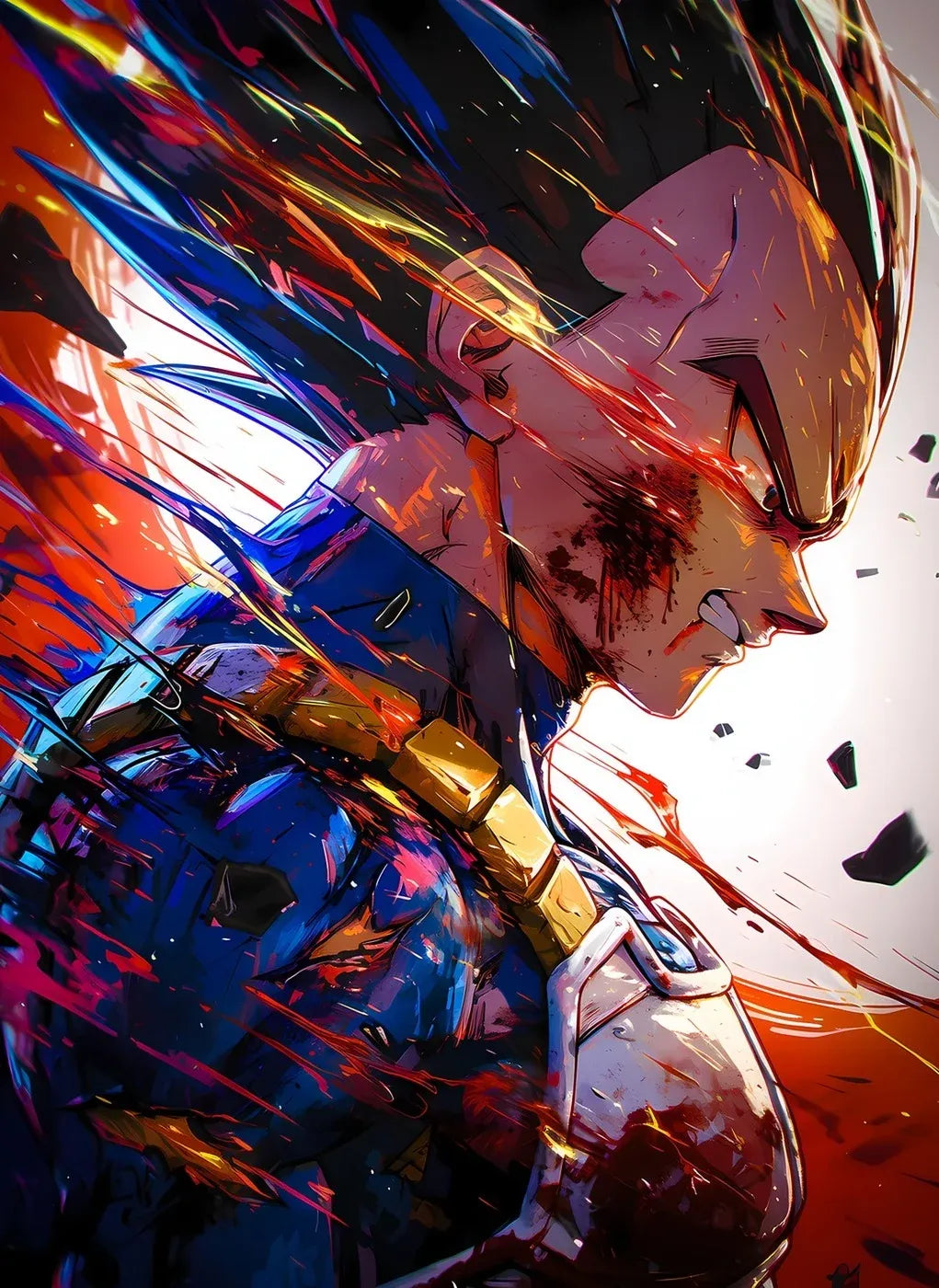 Saiyan Prince Vegeta Battleworn CO17650 - Image 2