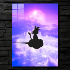 Goku on Nimbus Cloud Goku Silhouetted CO13797 - Image 1