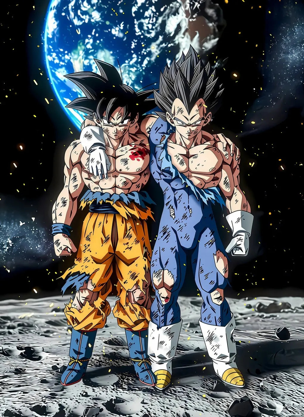 Z Goku Vegeta BattleScarred CO13643 - Image 2