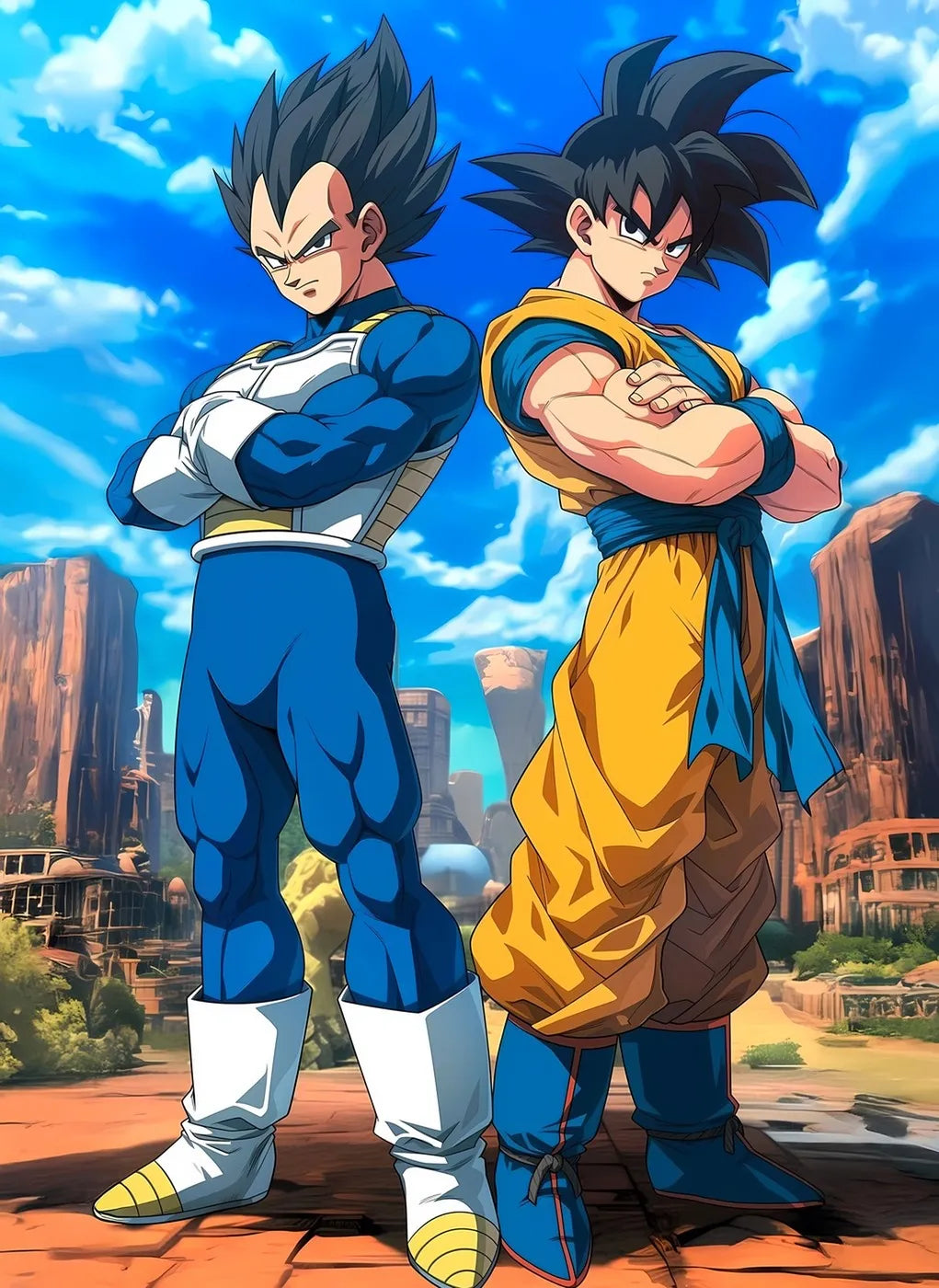 Super Vegeta Goku Standing CO17631 - Image 2