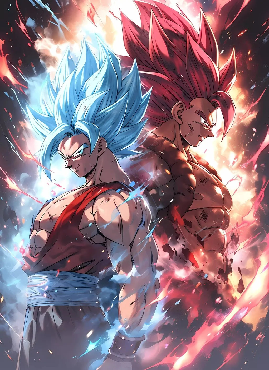 Goku SuperSaiyanBlueAndRed CO13592 - Image 2