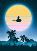 Tropical Sunset Goku Flying CO13446 - Image 2