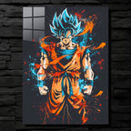 Goku SuperSaiyanBlue Abstract CO13401 - Image 1
