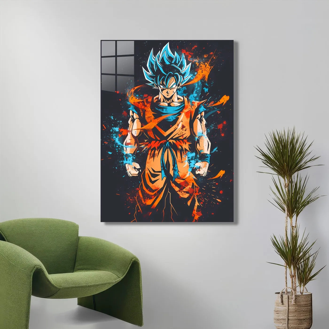 Goku SuperSaiyanBlue Abstract CO13401 - Image 5