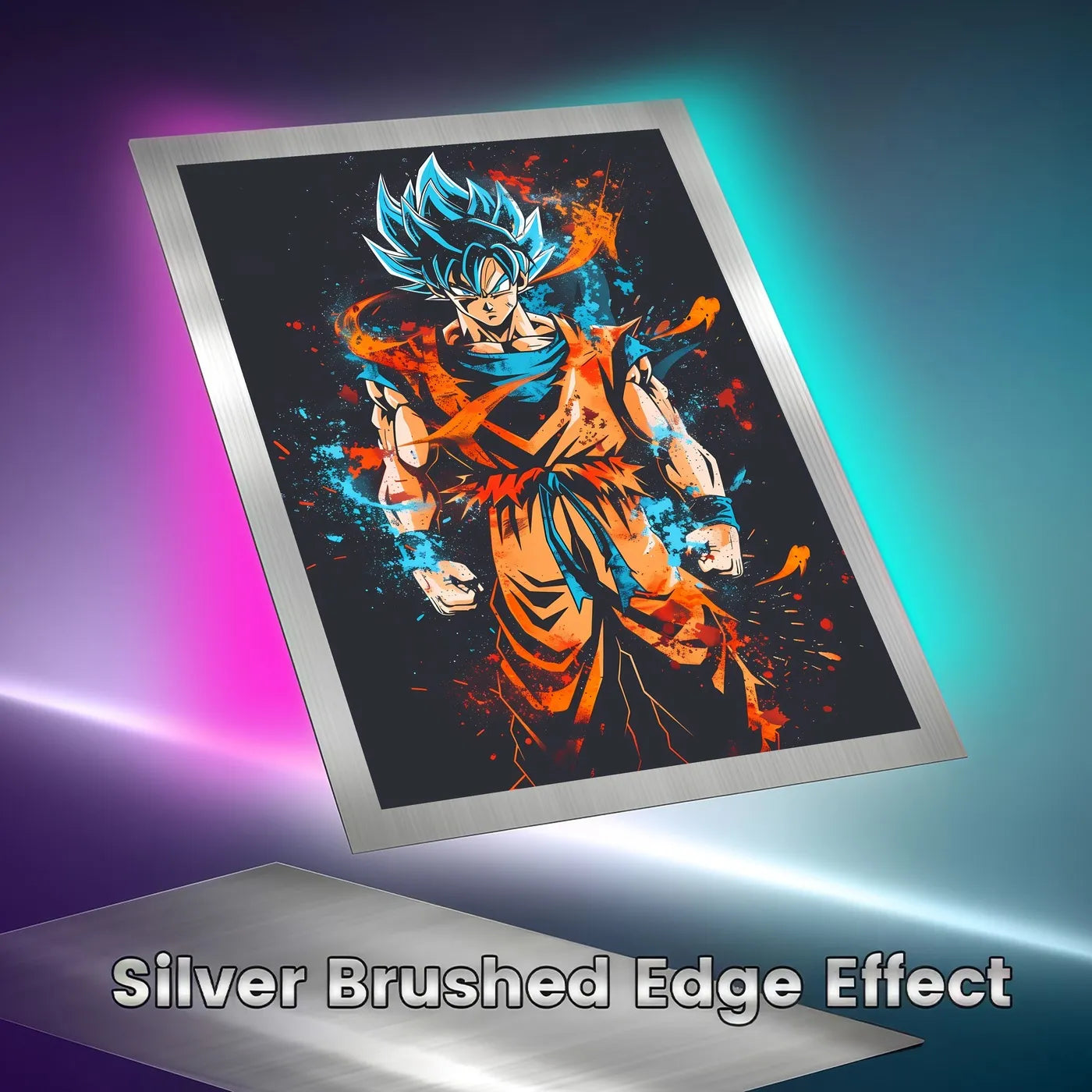 Goku SuperSaiyanBlue Abstract CO13401 - Image 8