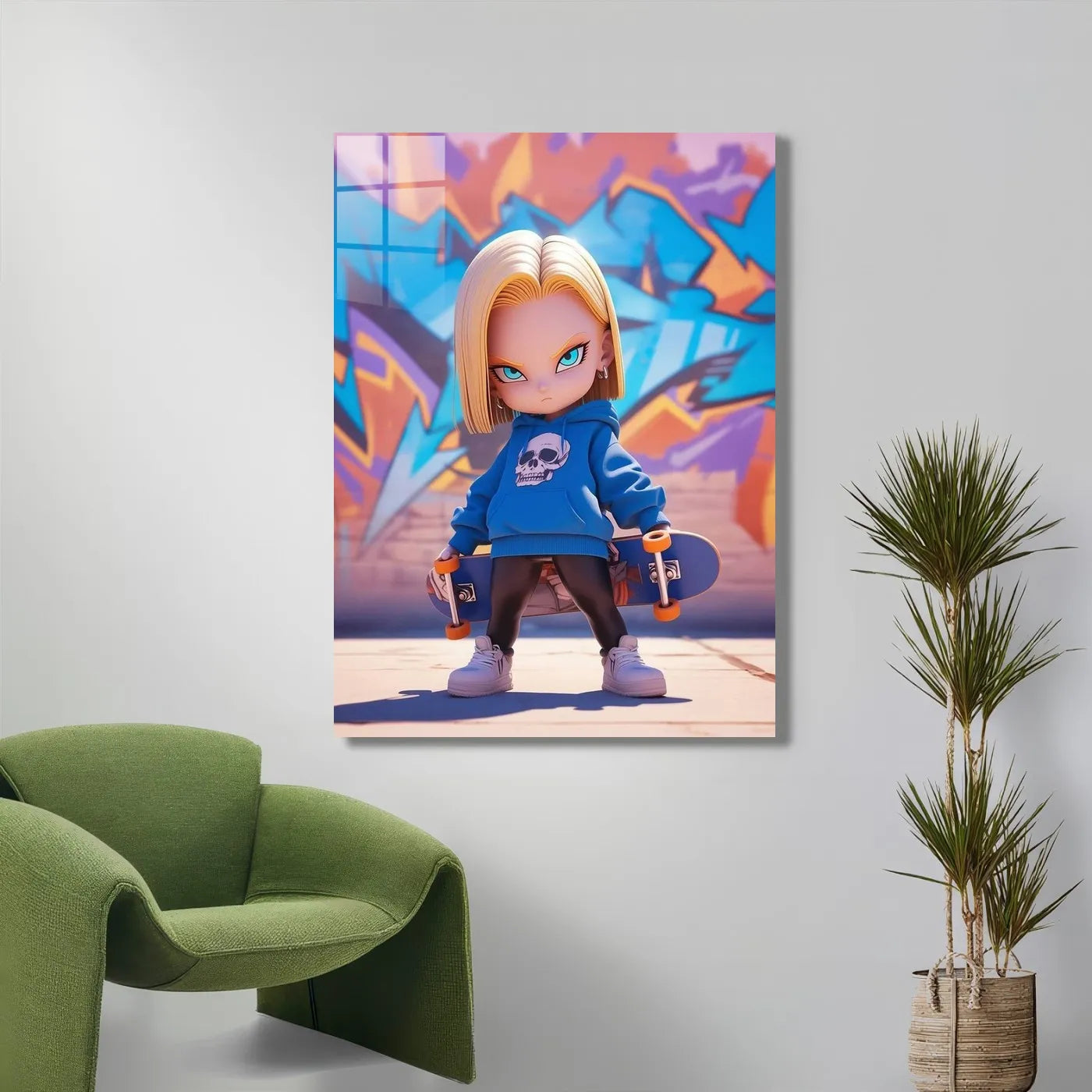 Skater Android18 Chibi CO10784 - Image 5