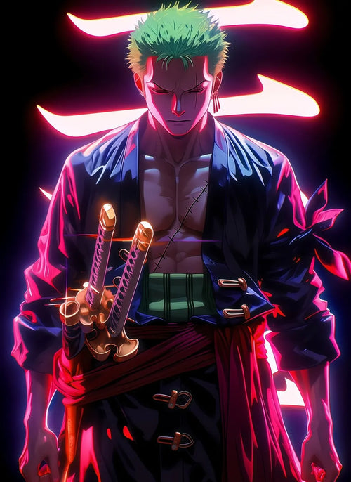 RoronoaZoro Neon CO10235 - Image 2