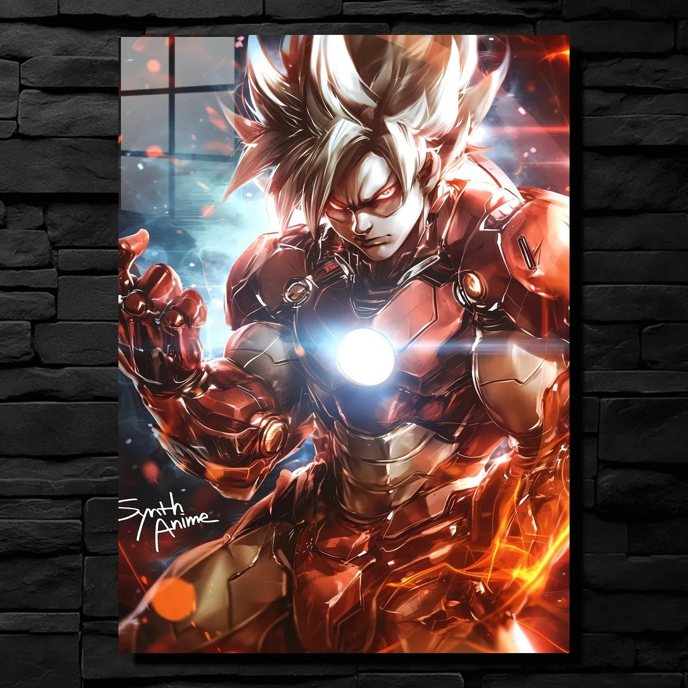 Synth Anime Goku Iron Man Armored CO13661 - Image 1
