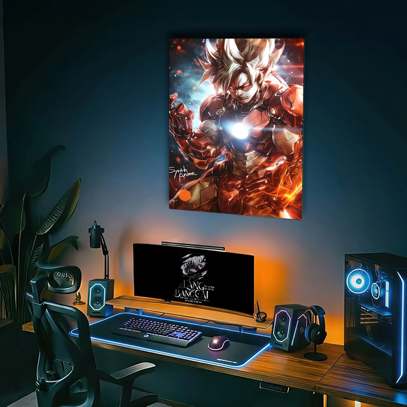 Synth Anime Goku Iron Man Armored CO13661 - Image 4