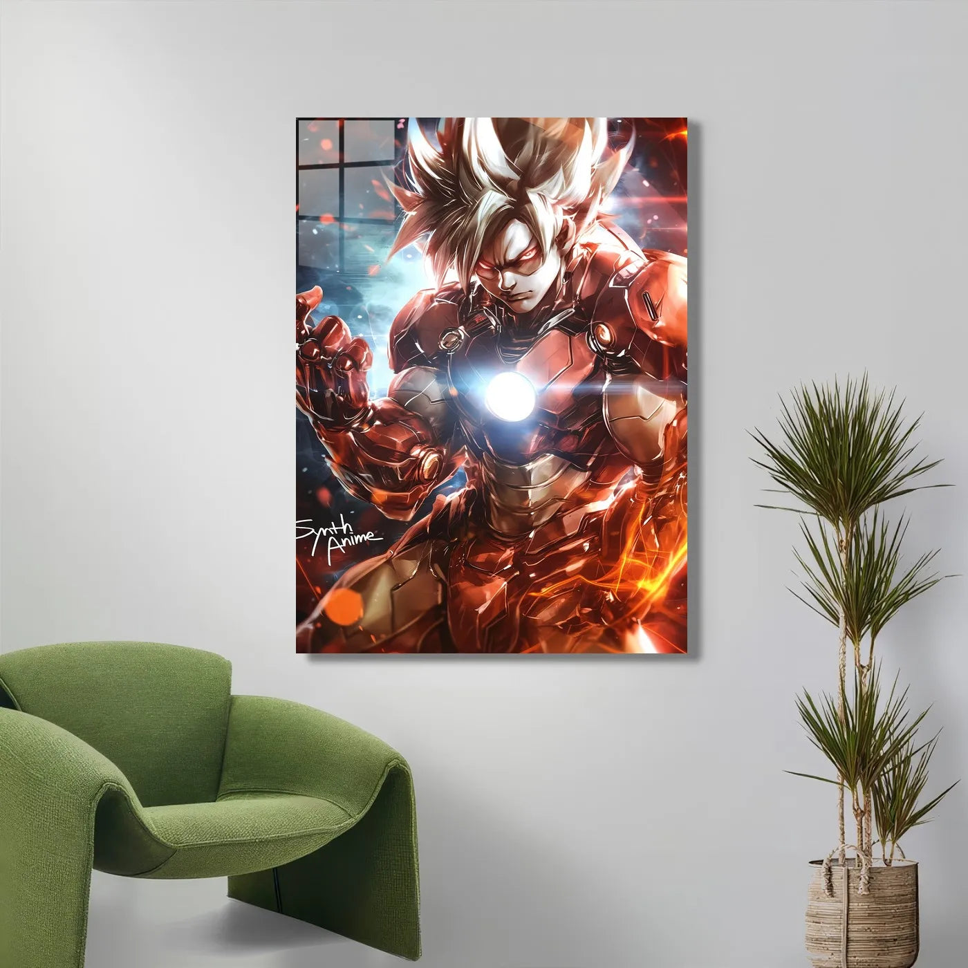 Synth Anime Goku Iron Man Armored CO13661 - Image 5