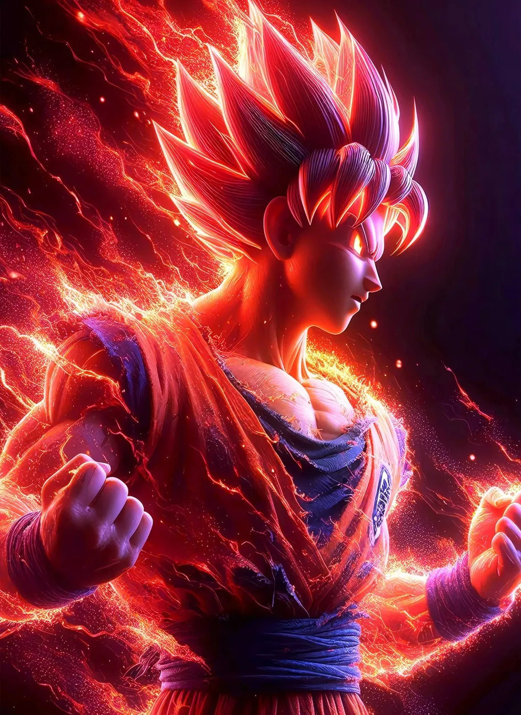SuperSaiyanGoku RedAura CO13609 - Image 2