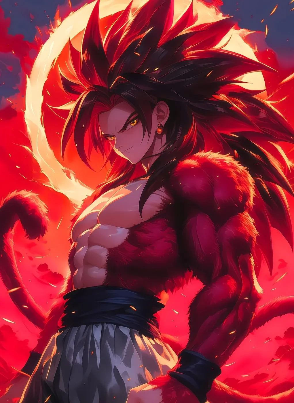 GTSaiyan4Goku RedAura CO13584 - Image 2