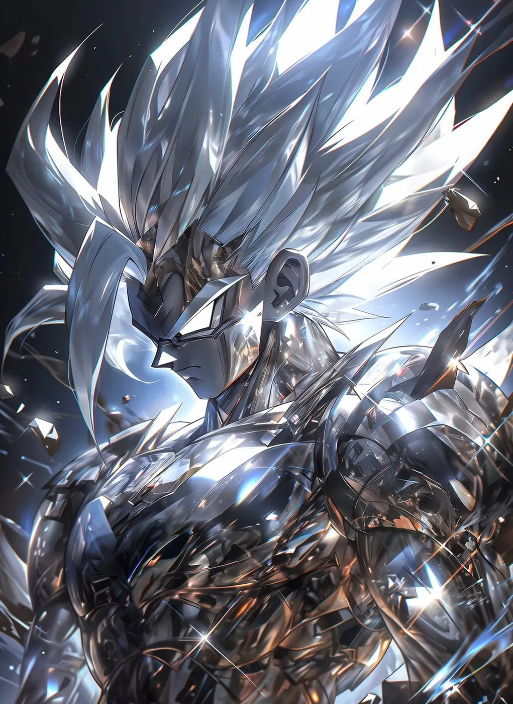 Chrome Goku Ultra Instinct CO13565 - Image 2