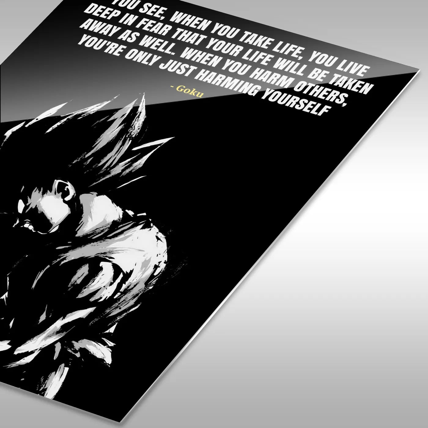 Goku Quote Dark CO13559 - Image 11
