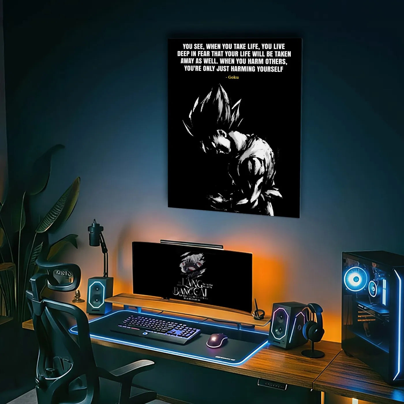 Goku Quote Dark CO13559 - Image 4