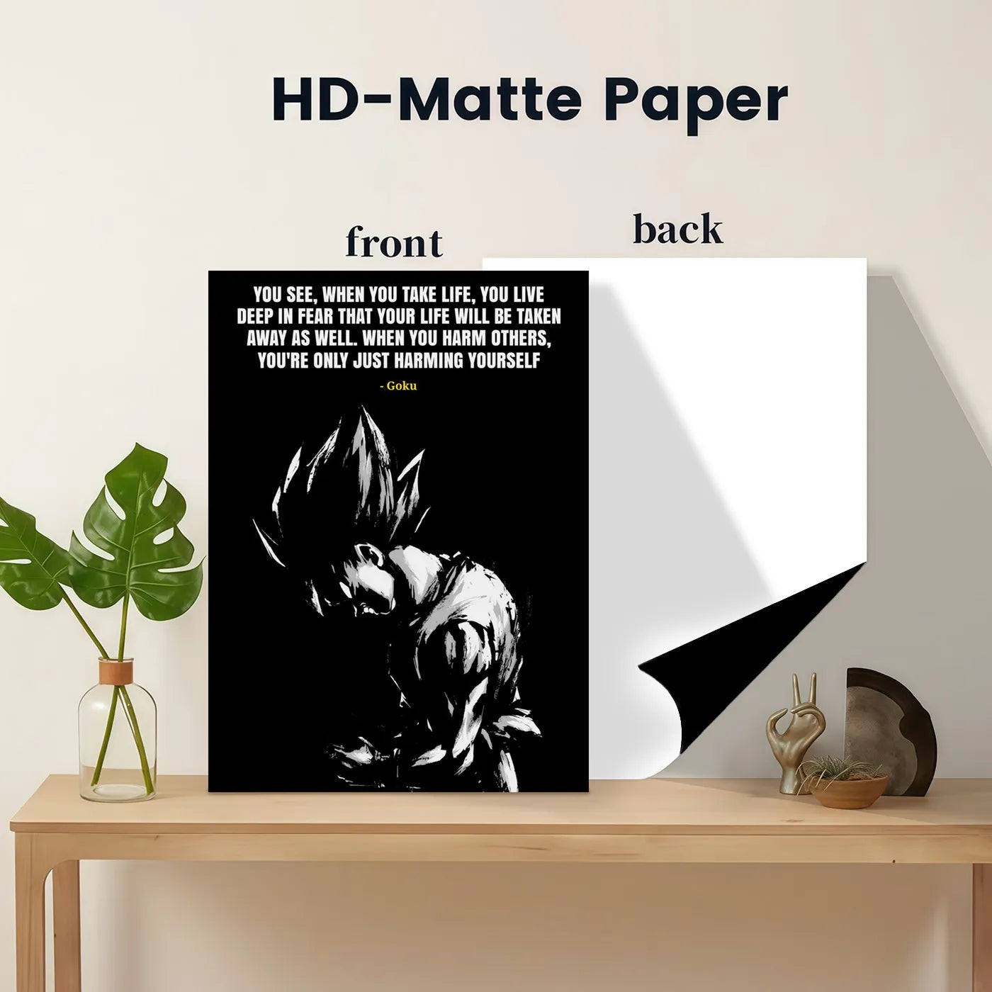 Goku Quote Dark CO13559 - Image 7