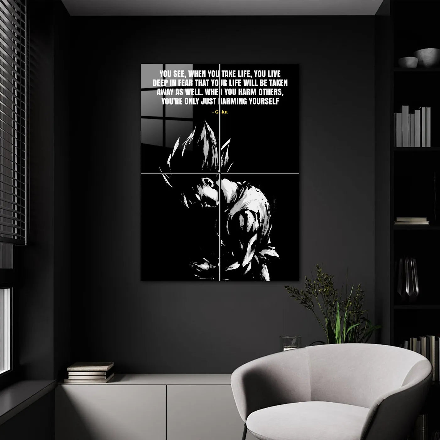 Goku Quote Dark CO13559 - Image 9