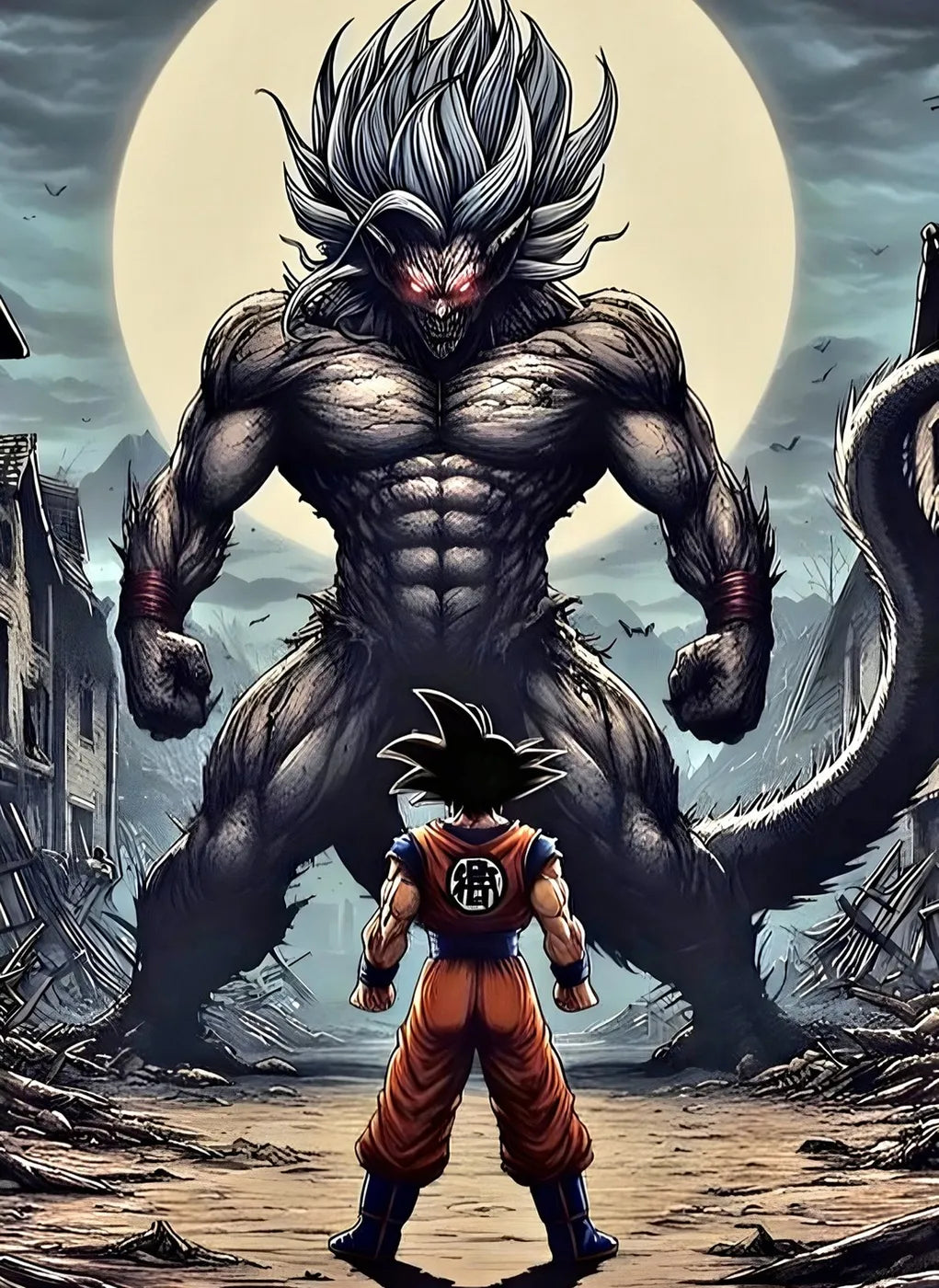 Z Goku Oozaru Confrontation CO13497 - Image 2