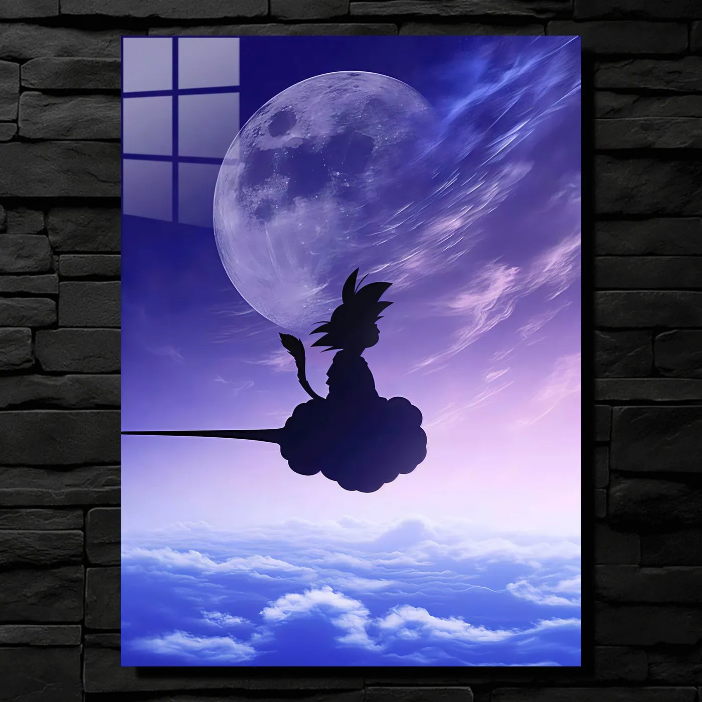 Moonlit Flight Goku Silhouetted CO13450 - Image 1