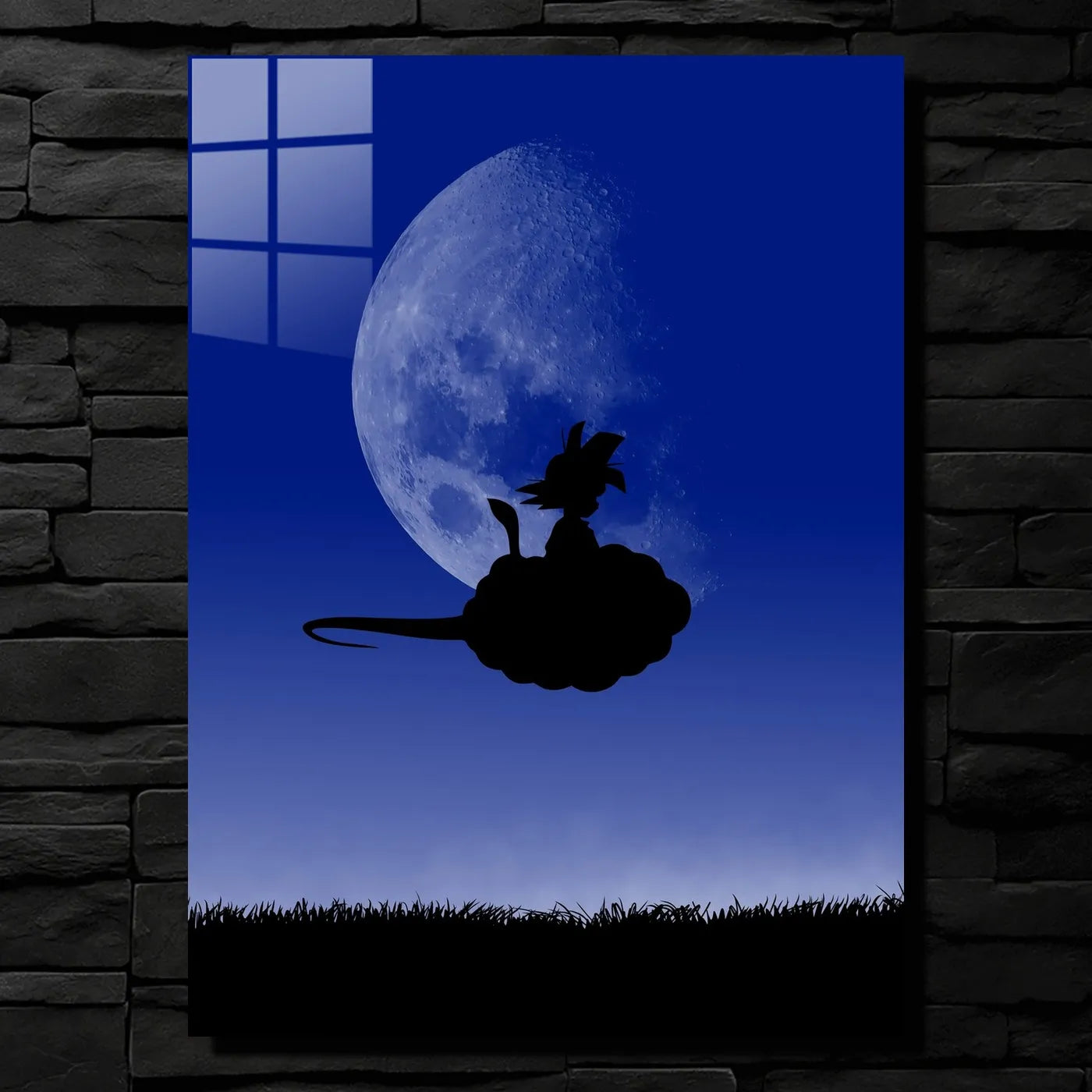 Moonlit Flight Goku Silhouetted CO13439 - Image 1