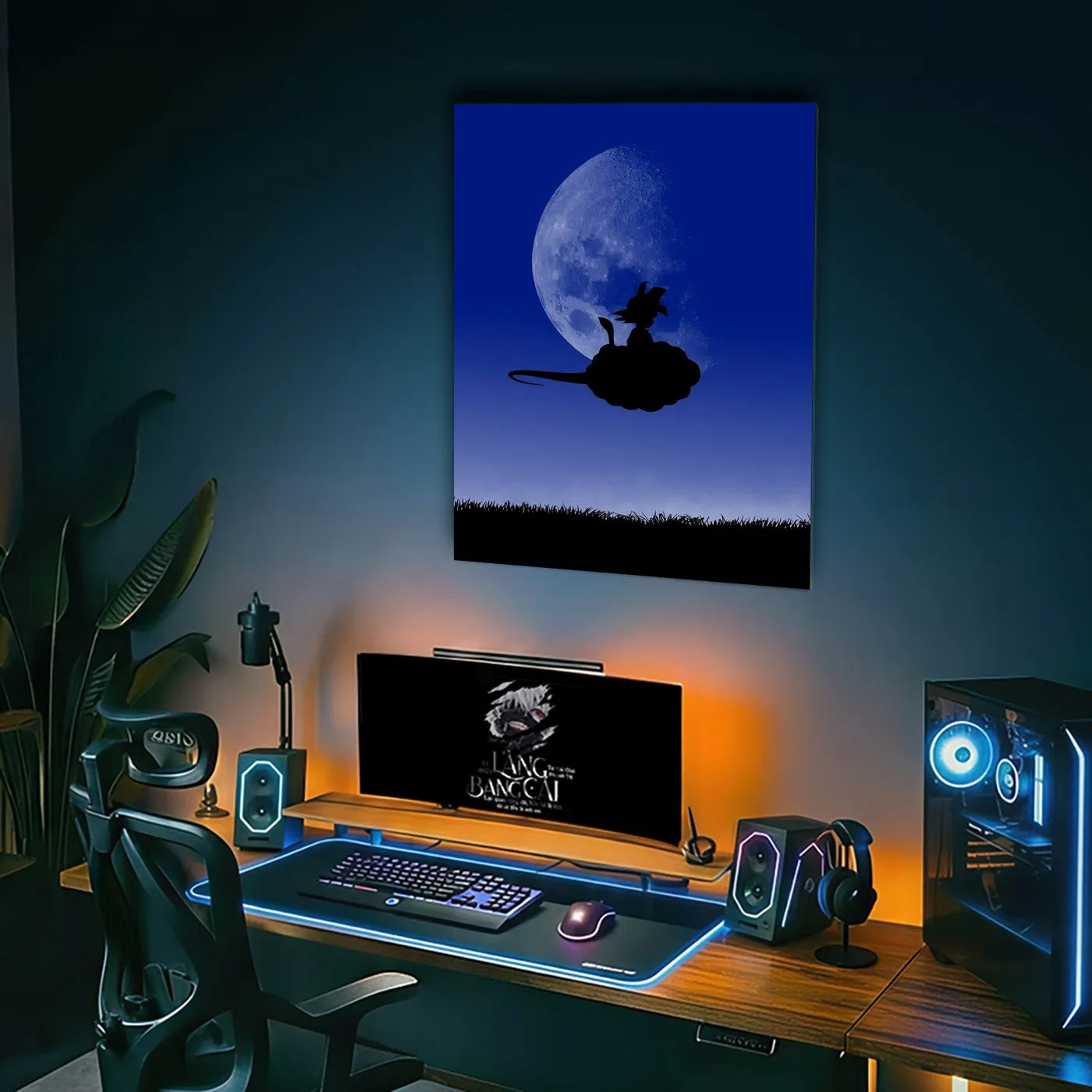 Moonlit Flight Goku Silhouetted CO13439 - Image 4