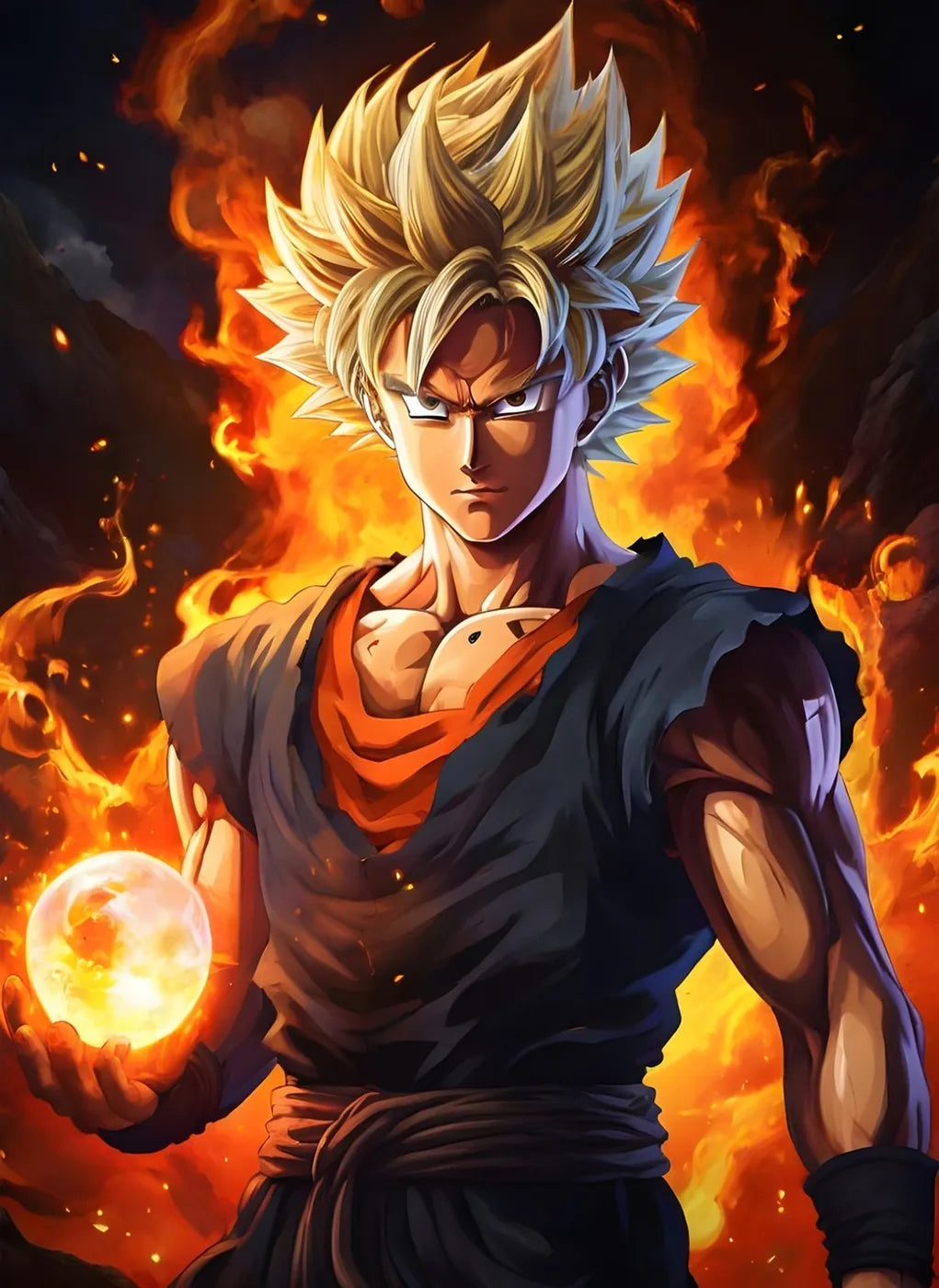 SuperSaiyan Goku Fiery CO13416 - Image 2