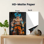 Super Saiyan Blue Goku Splatter Art CO13402 - Image 7