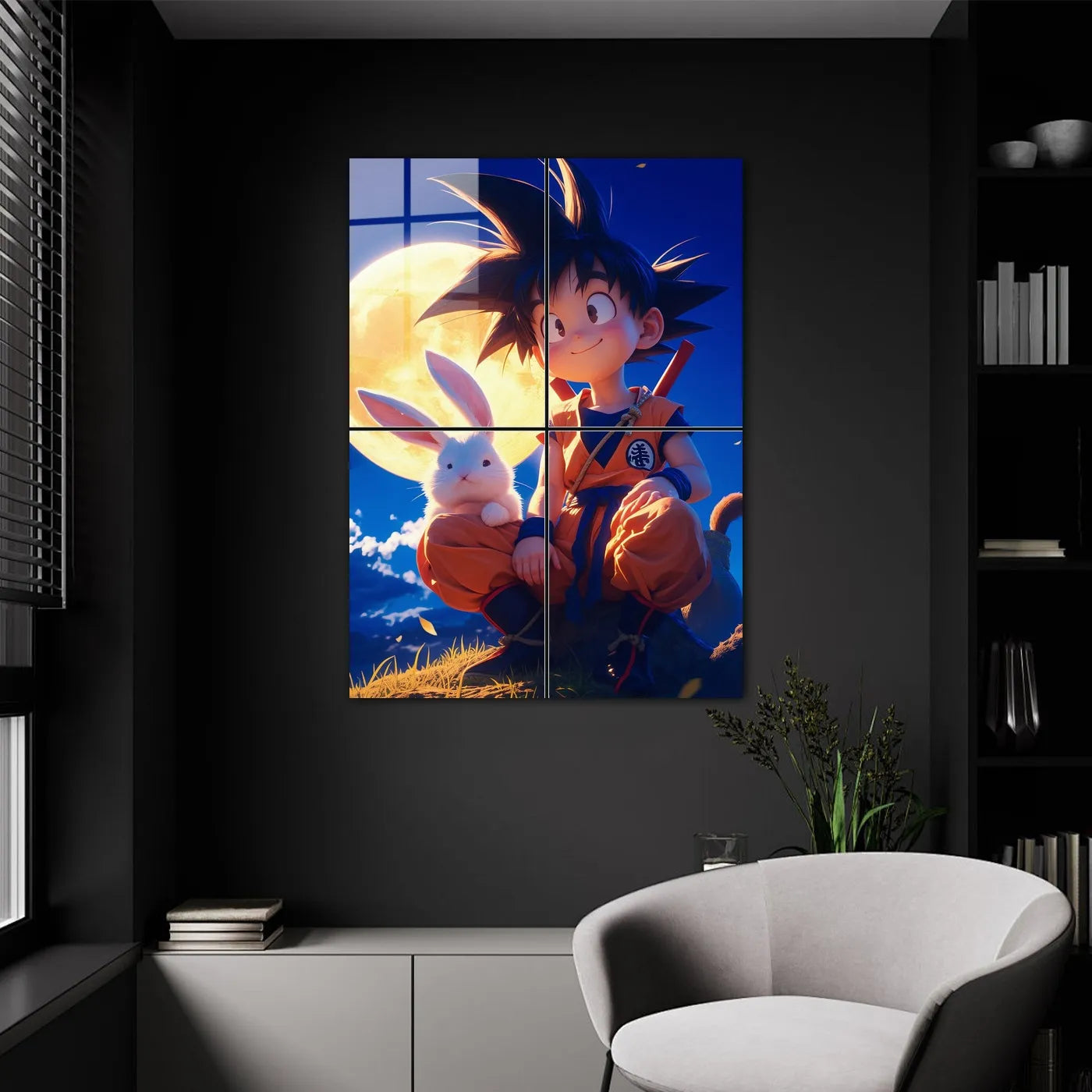 Moonlit Goku Rabbit Whimsical CO13391 - Image 9