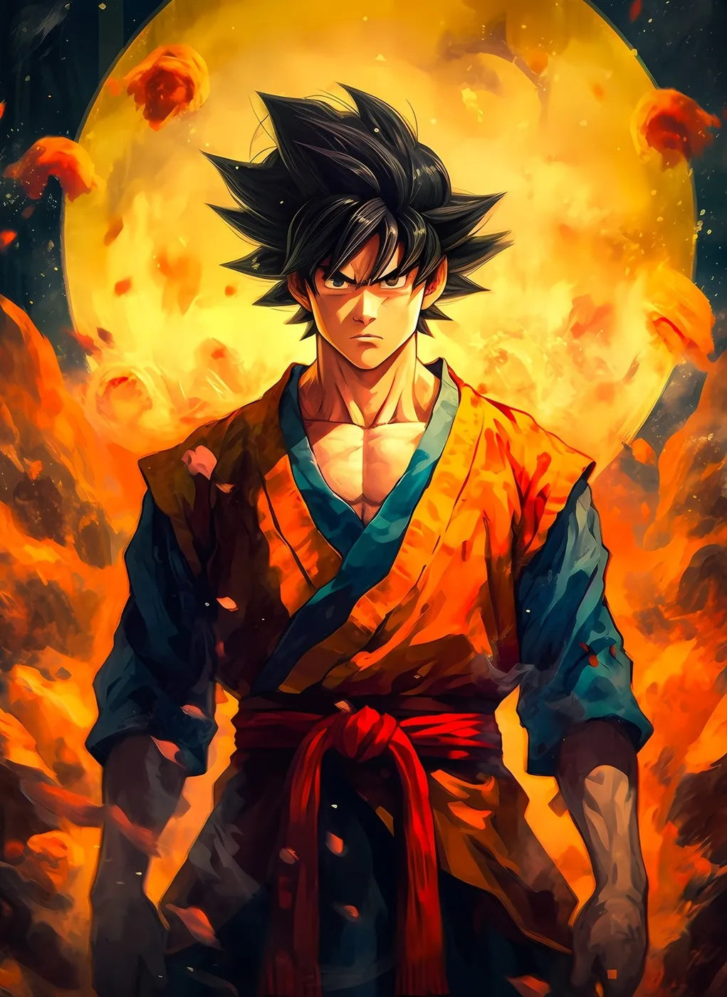 Burning Power Goku Determined CO13387 - Image 2