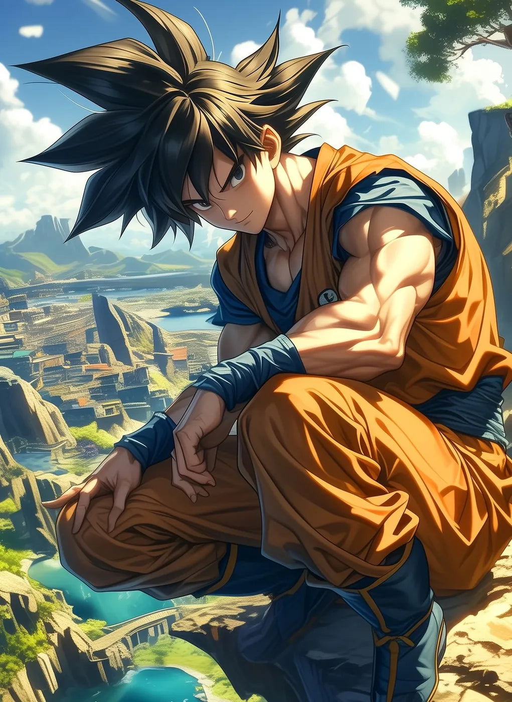 Goku Crouching CO12705 - Image 2